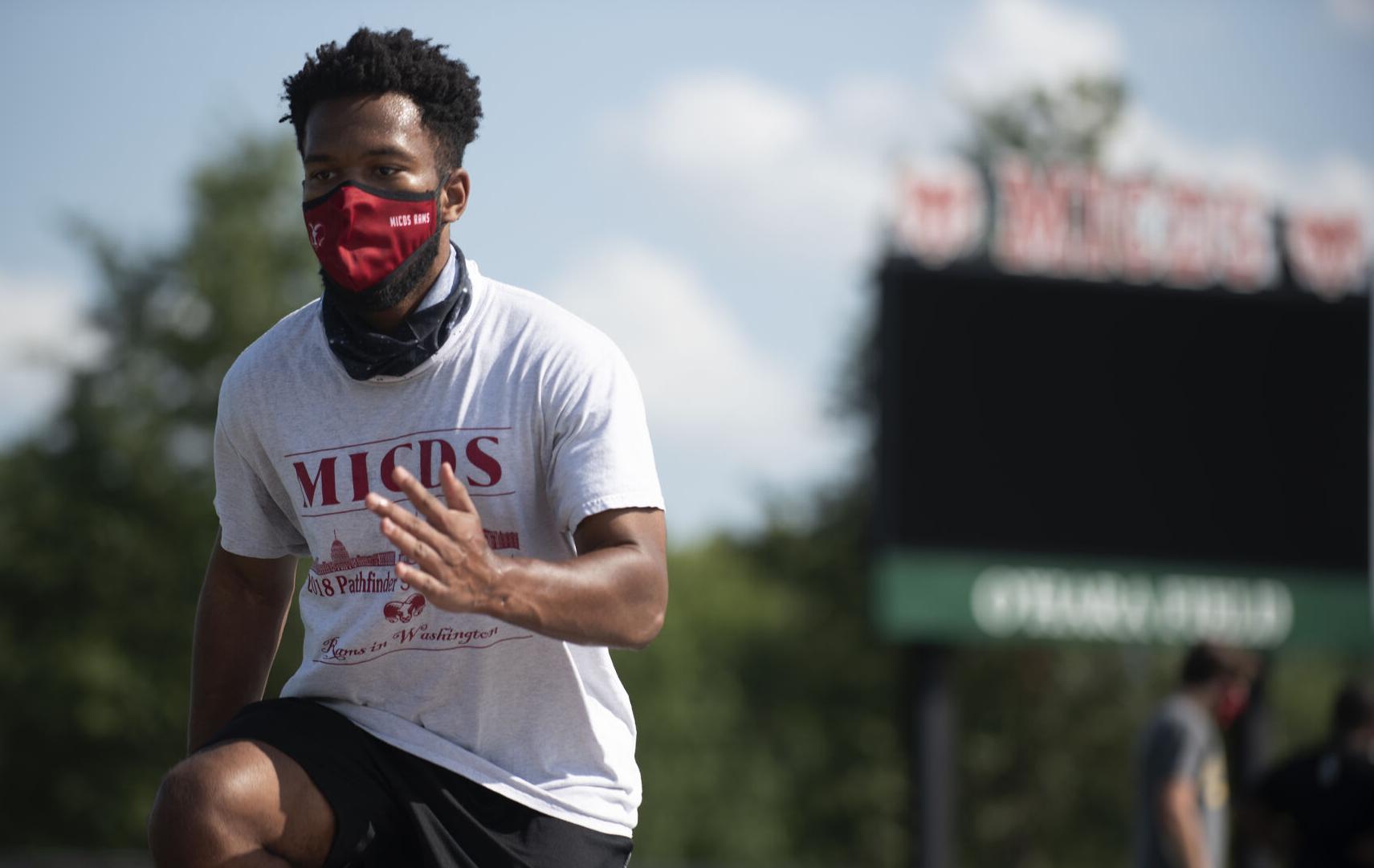 MICDS football practice